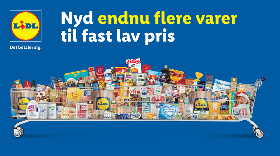 Lidl skruer op for fastprisstrategien: Over 100 varer får lavere pris